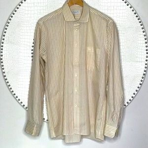 NWOT VINTAGE DIOR MENS DRESS SHIRT CREAM 16